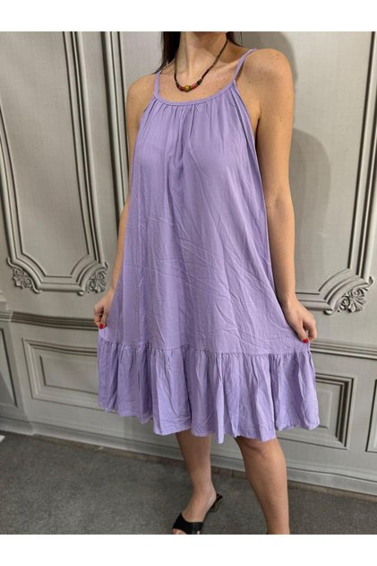Women's Strap Short Viscose Dress