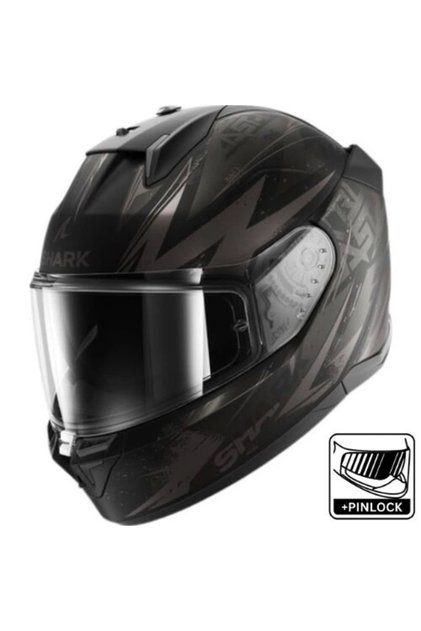 Kask D-Skwal 3 Blast-R Mat Siyah/Gold