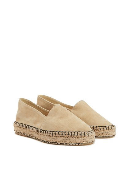 Bej Kadın Süet Espadril