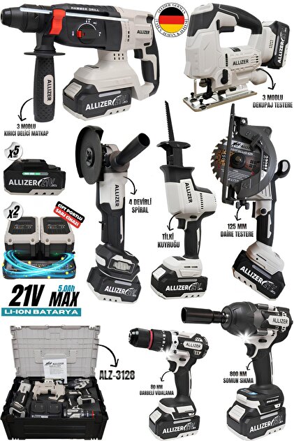 ALLİZER GERMAN 7'Lİ SET TİLKİ KUYRUKLU MODEL - Fiyatı, Yorumları