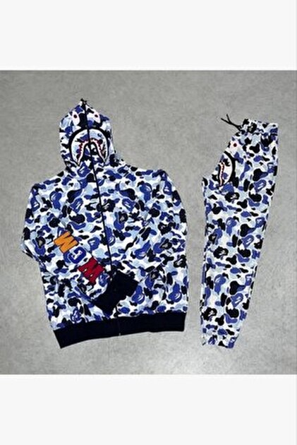 AXXAN Unisex Pubg Bape X Shark Eşofman Altı - Sarı - Fiyatı, Yorumları