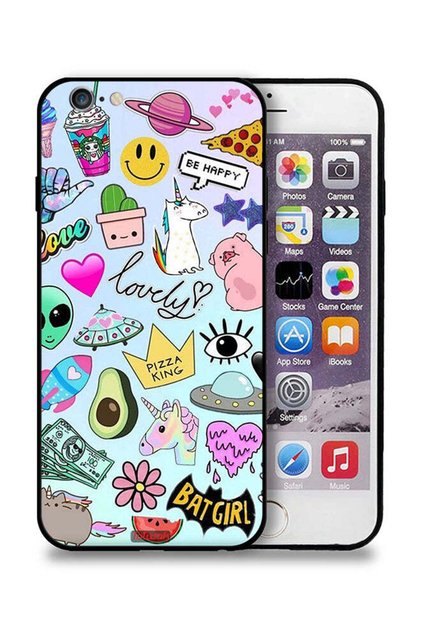 Apple iPhone 6/6s Protective Case Lovely Stickers