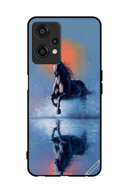 غطاء حماية لهاتف OnePlus Nord CE 2 Lite 5G - رسم حصان يركض في الماء