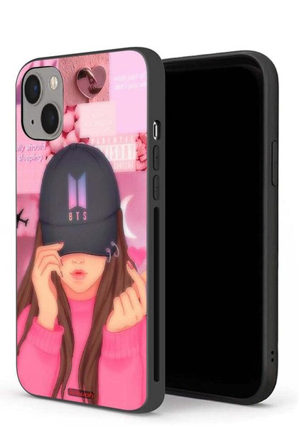 غطاء حماية لهاتف Apple iPhone 13 mini بتصميم فتاة صغيرة