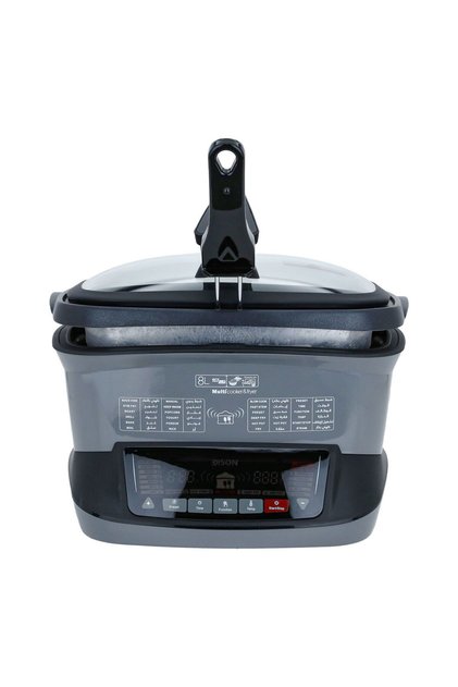 Electric Pot, 8 Liters, 1800 Watts, 18 Functions - Black