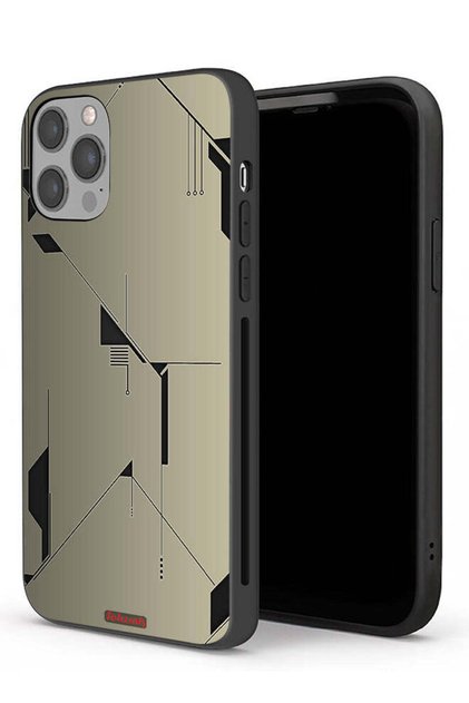جراب حماية لجهاز Apple iPhone 12 Pro Max بتصميم فني تجريدي بسيط