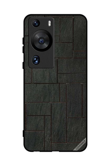 Protective Case Cover For Huawei P60 Pro Stones Wall Pattern