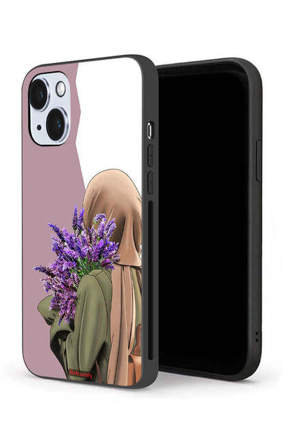 غطاء حماية لهاتف Apple iPhone 14 Plus يحمل زهرة