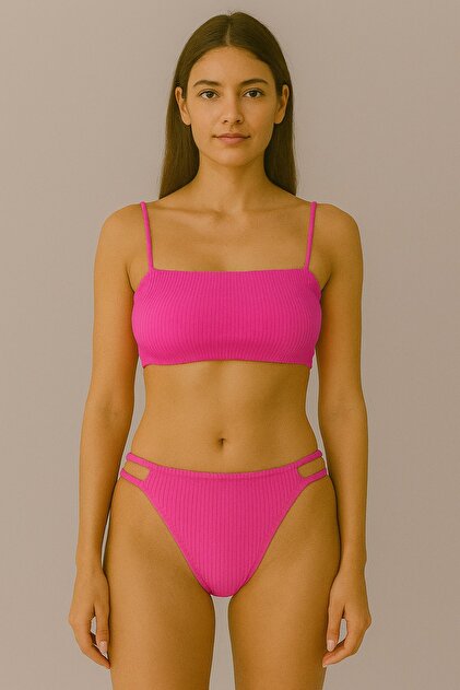 Strapless Form Bikini Set Hr24Bt001
