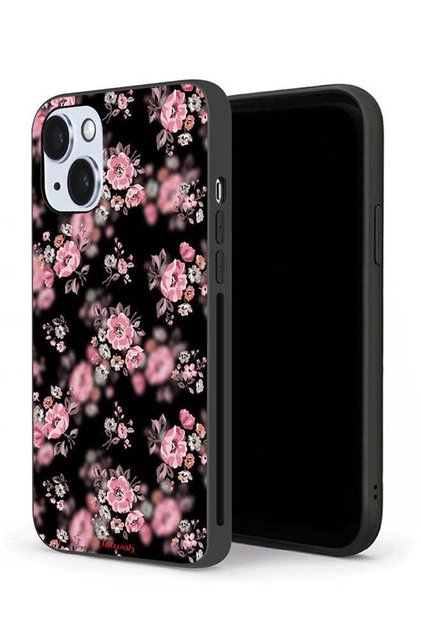جراب حماية لجهاز Apple iPhone 14 Plus بنقشة زهور بورتريه