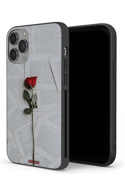غطاء حماية لجهاز Apple iPhone 14 Pro وردي على ورق
