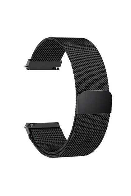 Brățară inteligentă cu curea de ceas metalică idealStore, oțel inoxidabil premium, închidere magnetică, dimensiune reglabilă
