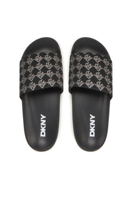 Flip-flops negri pentru femei DKNY-K2533210 BNI BLK/NICKEL