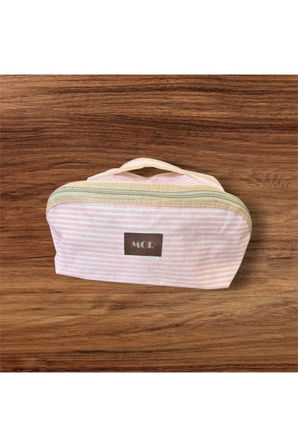Multi-Purpose Makeup Bag with Handle and Large Compartment Travel Type Cosmetic Organizer