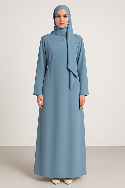 silk prayer dress Jannat Lightweight Silk Prayer Set Navy US 12-18 / Navy