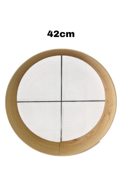 12 Numara/Ahşap Kalbur Elek/42cm/ÇELİK TEL