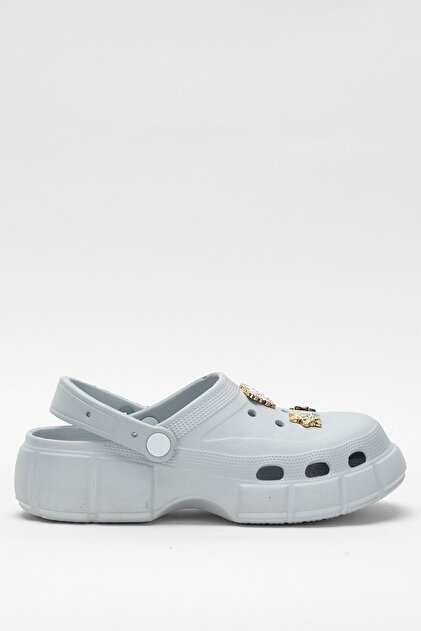 High Sole Stone Comfortable Comfort Women's Sandals Gray