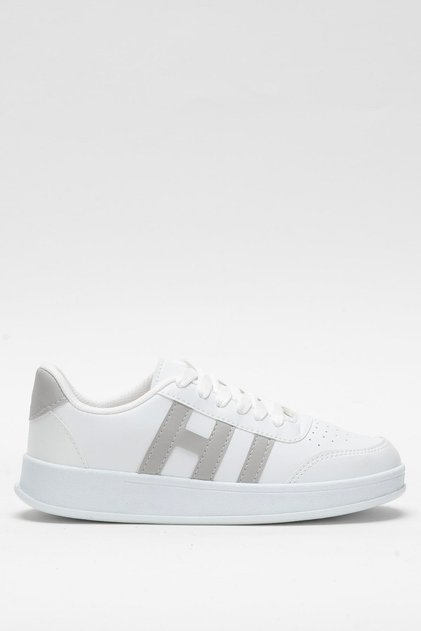 Unisex Sports Sneaker Shoes White - Smoked