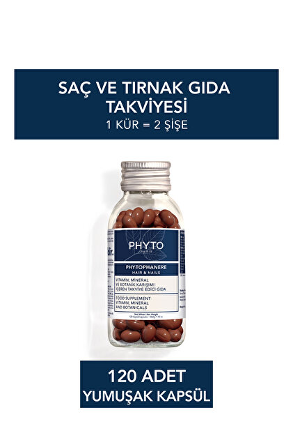 Phytophanere Saç, Tırnak ve Cilt için Takviye Edici Gıda 120 Kapsül