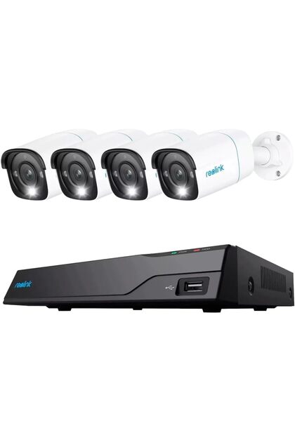 2K+ 5MP 8-Channel PoE NVR Surveillance Camera System, 4x PoE IP Security Camera Outdoor with Person