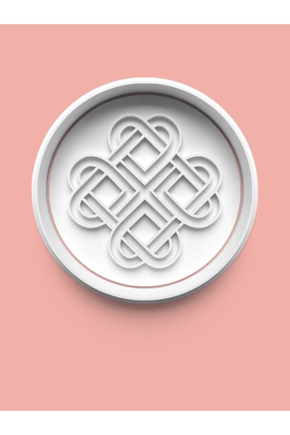 Patterned Cookie Model Mold and Sugar Dough Mold 0284-2