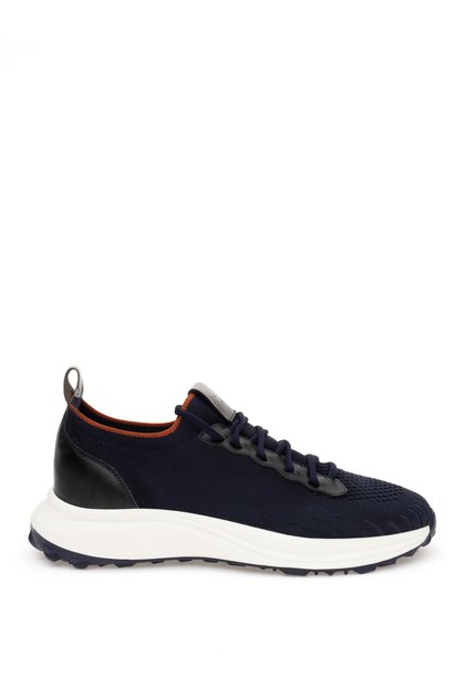 Navy Blue Eva Sole Sneaker Shoes 50302459-Vr033