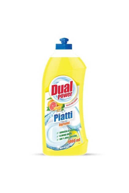 Detergent Lichid de Vase DUAL POWER, 1 L