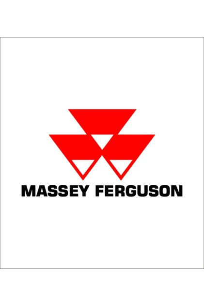 Massey Ferguson Logo Sticker / Traktör Sticker 50x27 cm
