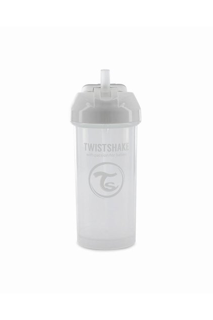 White Drinking Cup with Straw (6+ Months) (360 ml)