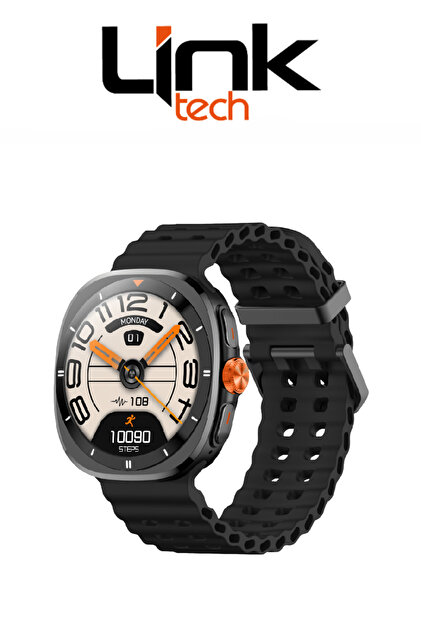 S106 Premium LT Watch 46mm Süper Amoled IP68 Suya Dayanıklı Akıllı Saat (KVK TÜRKİYE GARANTİLİ)