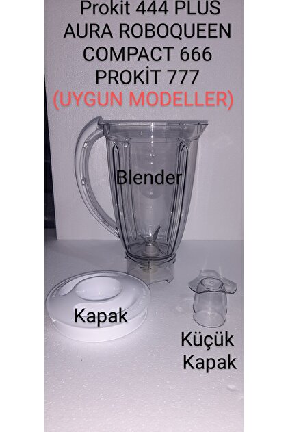 Prokit 444 Plus Mutfak Robotu Blender Sürahi Hazne Kapak