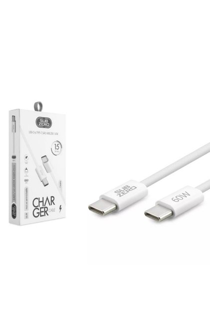 CL35 60W Type-C to Type-C PD Şarj Kablosu 1m | iPhone 15 Uyumlu, Örgü Kablo
