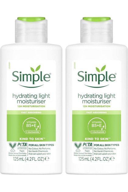 Kind to Skin Hydrating Light Moisturiser, 12h Moisturisation - Pack of 2