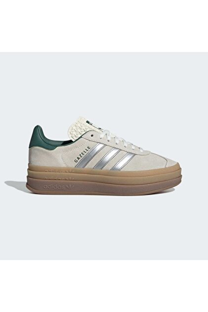 adidas gazelle silver green womens adidas Gazelle Bold Grey Magic Beige Gum (W)