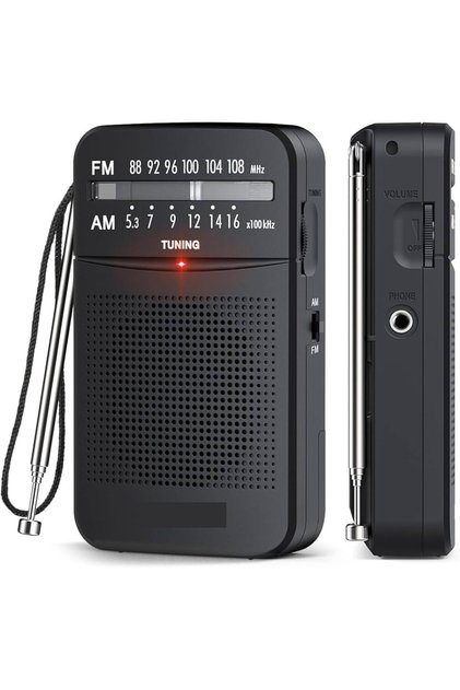 K-263 Taşınabilir Uyumlu Am/fm Radyo Küçük Boy Cep Radyosu Pilli Radyo