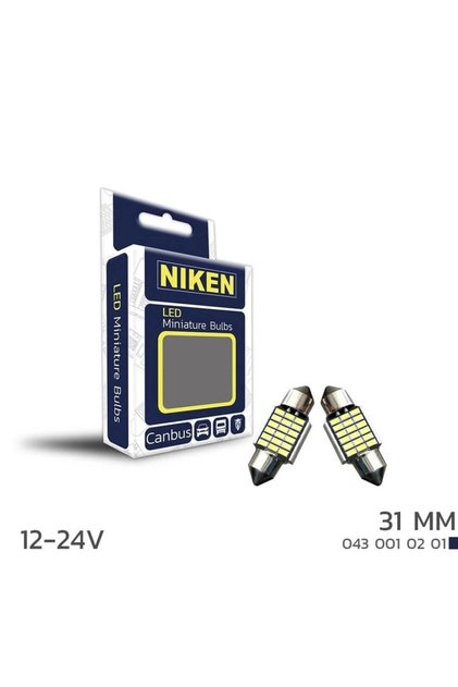 Led Sofit Ampul Set 12v 18 Led’li 31mm – Beyaz Işık