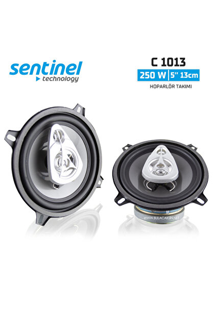 Sentinel Araç Hoparlörü 13CM 5inç 4 OHM 250 Watt 2 ADET - Fiyatı