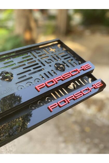 5d Porsche Kabartma Model Pleksi Plakalık