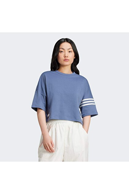 adidas IX9880-K adidas Neucl Tee Kadın T-Shirt Mor - Fiyatı, Yorumları