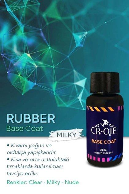 Rubber Base Coat - Milky(30 ml)