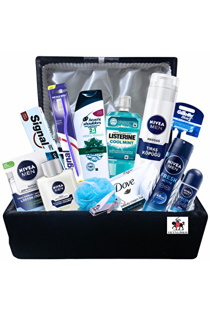 NIVEA Erkek Bakım Seti - Damat Çeyiz Sandık Nişan Bohça Seti