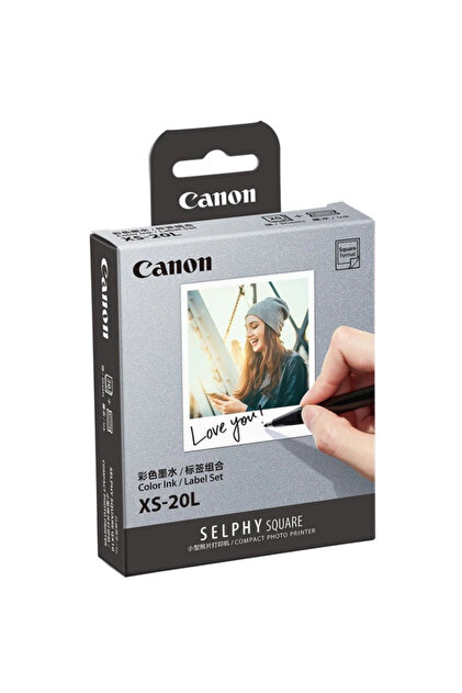 Canon Selphy Qx20 Fotoğraf Yazıcısı, Selphy Mürekkep Ve Kağıt Seti