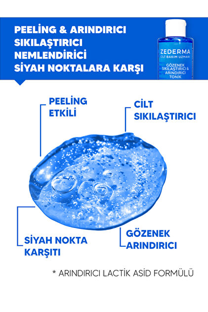 ZEDERMA Gözenek Sıkılaştırıcı Ve Arındırıcı Tonik &peeling