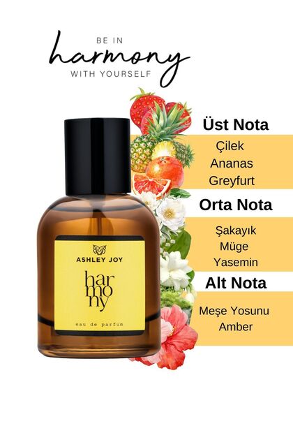 Ashley Joy Harmony Kadın Parfüm EDP 50 ML | Çiçeksi & Meyvemsi