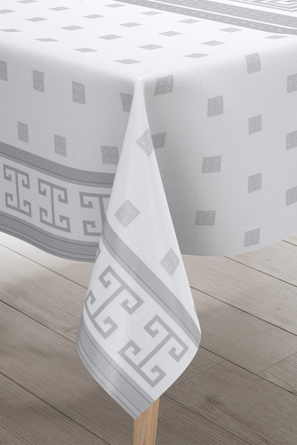 Washable Wipeable Stain Resistant Hygienic Oilcloth Tablecloth