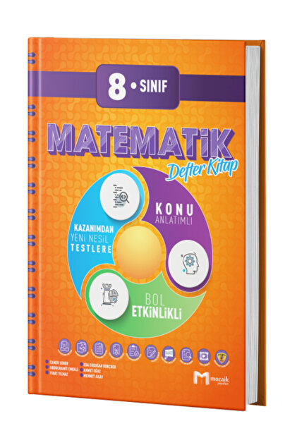 Mozaik Yayınları Mozaik 2026 8. Sınıf Matematik Mozaik Defter Konu