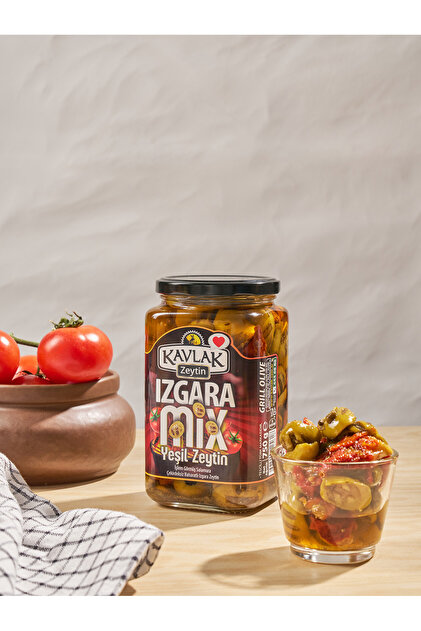 Kavlak Zeytin Kavlak Izgara Mix Yeşil Zeytin 750 gr - Fiyatı