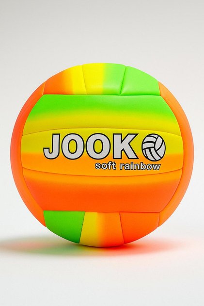 Jook Neon Rainbow Yumuşak Dokunuş Voleybol Topu