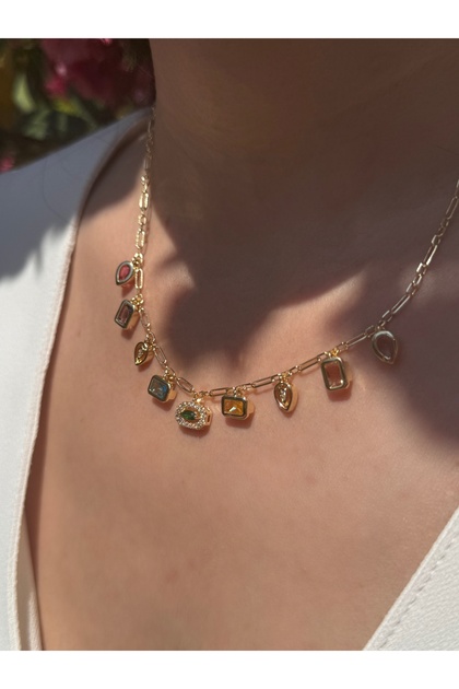 Colorful Stone Necklace