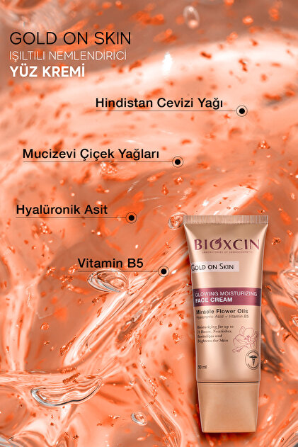 Bioxcin Gold On Skin Işıltılı Yüz Kremi 3x50 Ml Hyalüronik Asit